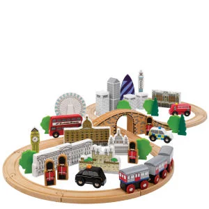 Tidlo The City Of London Wooden Train Set Afbeelding 1