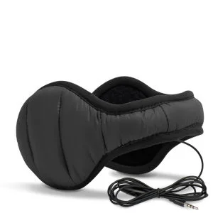 180s Men's Down Earwarmers - Black - One Size Afbeelding 1