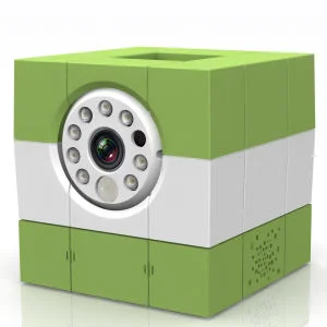 Amaryllo iCAM HD Skype Wireless Remote IP Camera - Green/White Afbeelding 1