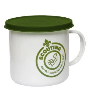 Enamel Scout Mug with Lid Afbeelding 1