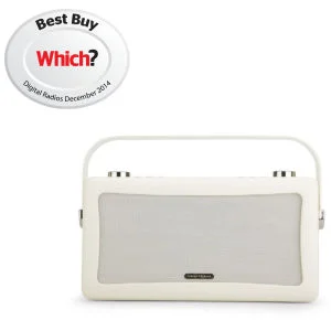 View Quest Hepburn Bluetooth Audiosysteem met DAB+/FM Radio - Crèmekleurig Afbeelding 1