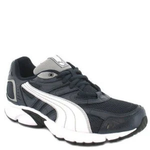 Puma Men's Axis 2 Running Trainers - White/Silver/Blue - 7 - White/Silver/Blue Afbeelding 1