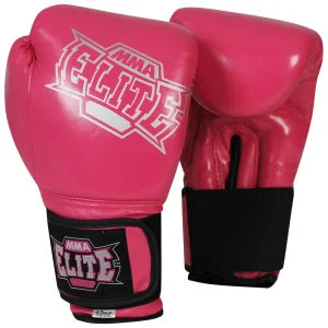 MMA Elite Men's Sparring Gloves - Pink - 12oz - Roze Afbeelding 1