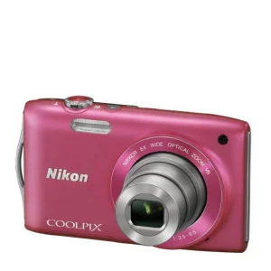 Nikon Coolpix S3300 Compact Digital Camera - Pink (16MP, 6x Optical Zoom, 2.7 Inch LCD) - Grade A Refurb Afbeelding 1