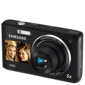 Samsung DV101 Digital Camera (16MP, 5x Optical, 2.7-Inch LCD) - Black Afbeelding 1