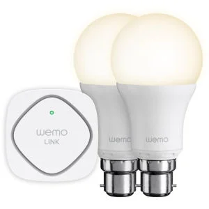 Belkin WeMo Controlled Smart Light Bulb Starter Kit - Bayonet Afbeelding 1