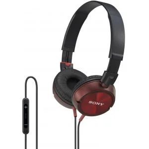 Sony DR-ZX301IP Headphones - Red Afbeelding 1