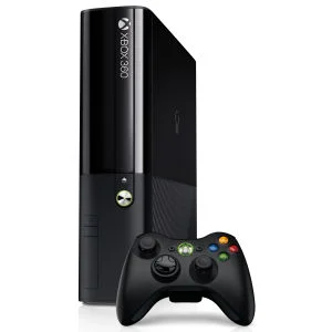 New Xbox 360 Super Slim 4GB Matte Black Console Afbeelding 1
