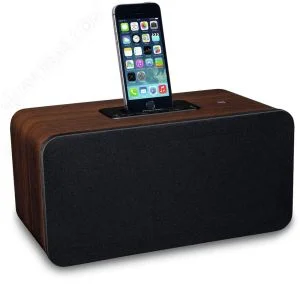 Pioneer Bluetooth Speaker with NFC and Lightning Dock - Dark Wood Afbeelding 1