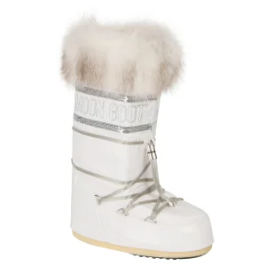 Moon Boot Women's Glamour Boots - White - 2.5-5 Afbeelding 1
