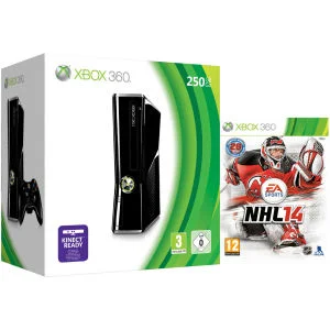 Xbox 360 250GB Bundle (Includes NHL 14) Afbeelding 1