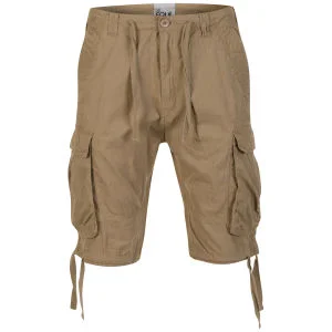 55 Soul Heren Spirit Shorts - Lichtbruin - 28 Afbeelding 1