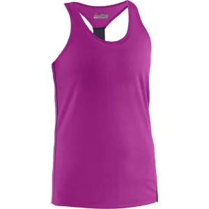 Under Armour Women's Fly-By Stretch Mesh Tank Top - Strobe/Lead/Reflective - XS - Strobe/Lead/Reflective Afbeelding 1