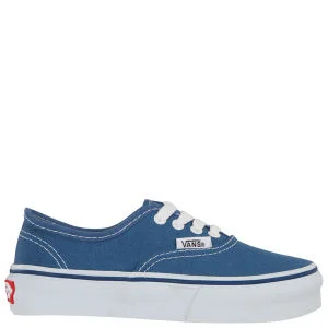 Vans Kids' Authentic Canvas Trainer - Navy - 10 - Navy blauw Afbeelding 1