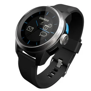 Cookoo Smartwatch - Black on Silver Afbeelding 1