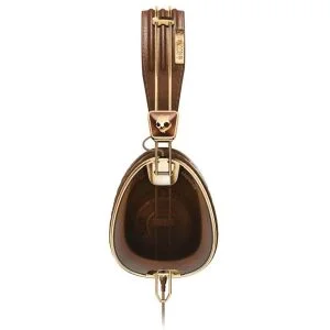 Skullcandy Aviator 2.0 Headphones with Mic - Brown/Gold Afbeelding 1