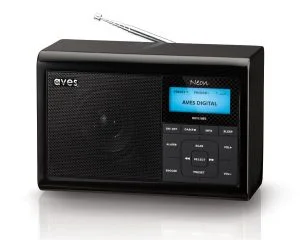Aves Neon DAB Radio - High Gloss Black Afbeelding 1