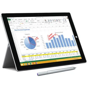 Microsoft Surface Pro 3 12" Tablet - 64 GB, i3 Processor Afbeelding 1