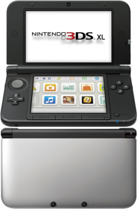 Nintendo 3DS XL Console (Silver and Black) Afbeelding 1