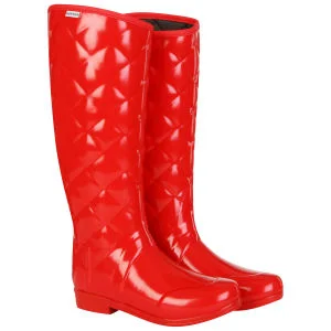 Hunter Women's Regent Savoy Wellies - Pillar Box Red - 3 - Rood Afbeelding 1