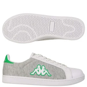 Kappa Men's Moray Trainer - White/Grey/Green - 7 - White/Grey/Green Afbeelding 1