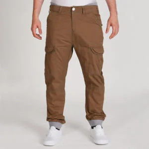 55 Soul Men's Soul Drop Crotch Chino - Tobacco - 30R - Tobacco Afbeelding 1