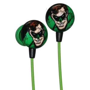 iHip DC Comics Green Lantern Printed Earphones Afbeelding 1