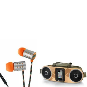 The House of Marley Bag of Rhythm Portable Audio System & Midnight Ravers Earphones with Mic - Sun Afbeelding 1