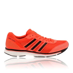 adidas Men's Adizero Adios Boost Trainers - Infra Red/Black/White - 6 - Red/Black/White Afbeelding 1