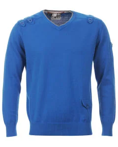 Men's Carter Ammo Knit - Blue - S - Blauw Afbeelding 1