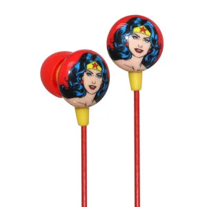 iHip DC Comics Wonder Woman Printed Earphones Afbeelding 1