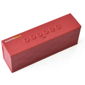 The Elevate Breve Portable Bluetooth Speaker - Red Afbeelding 1