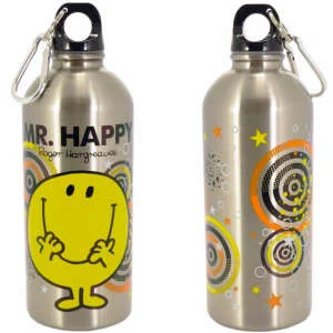 Mr Happy Stainless Steel Water Bottle Afbeelding 1