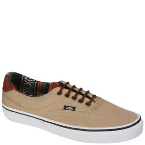 Vans ERA 59 Canvas and Leather Trainers - Khaki / Gaute - 6 - Khaki/Gaute Afbeelding 1