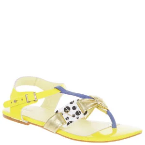 Diesel Women's Mission Bay Sandals - Gold/Yellow Fluo - 3 - Goud Afbeelding 1