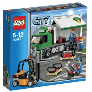 LEGO Stad: Vliegveld: Vrachtwagen (60020) Afbeelding 1