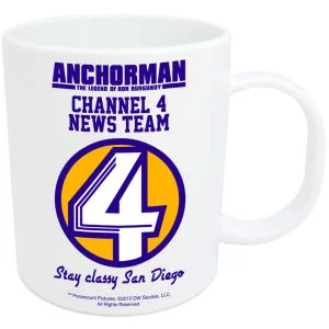 Anchorman Channel 4 News Team Mug Afbeelding 1