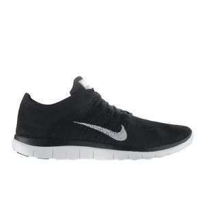 Nike Men's Free Flyknit 4.0 Running Shoes - Black - 7 - Zwart Afbeelding 1