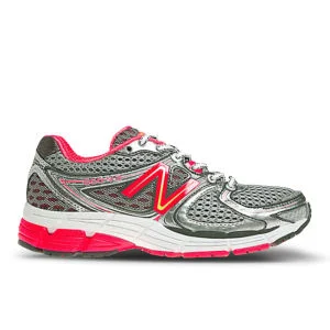 New Balance W860SP3 Stability Hardloopschoenen voor Dames - Zilver/Roze - 3 Afbeelding 1
