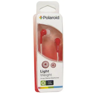 Polaroid Earphones - Red (PEP14RED) Afbeelding 1
