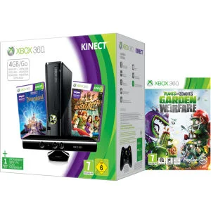 Xbox 360 4GB Kinect Holiday Bundle - Includes Plants vs Zombies: Garden Warfare Afbeelding 1