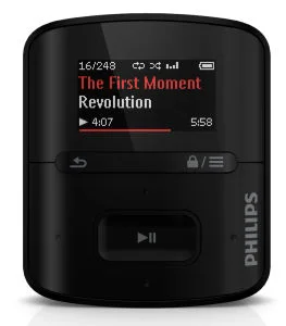 Philips Raga Sport Bundle - Includes GoGEAR MP3 Player, Earphones and Arm Band Afbeelding 1