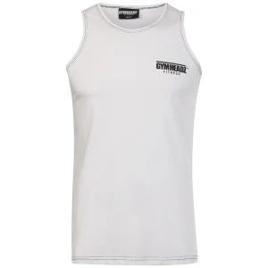 Gymheadz Heren Wit Fitness Tank Top - S - Wit Afbeelding 1