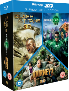 3D Triple Pack: Clash of Titans / Journey 2 / Green Lantern Afbeelding 1
