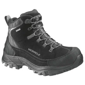 Merrell Men's Norsehund Omega Mid Water Proof Hiking Boots - Black/Grey - UK 7 - Zwart/Grijs Afbeelding 1