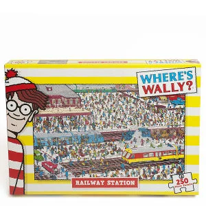 Where's Wally - Railway Station Jigsaw Puzzle (250 Pieces) Afbeelding 1