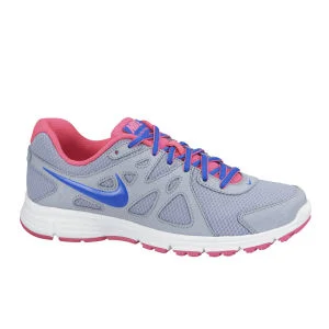 Nike Men's Revolution 2 Running Shoes - Grey/Blue/Pink - 4 - Grey/Blue/Pink Afbeelding 1