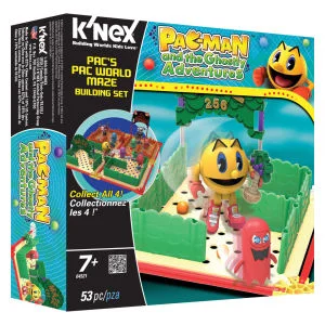 K'NEX Pacman: Pac's Pac World Maze Set (64521) Afbeelding 1