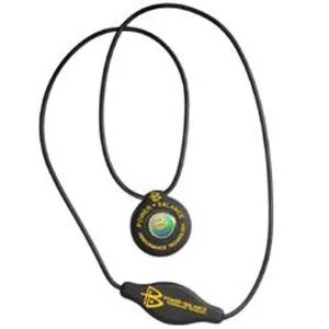 Power Balance -The Original Performance Pendant Black With Yellow Lettering Afbeelding 1
