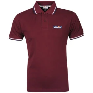 Ellesse Men's Challenge Polo Shirt - Burgundy